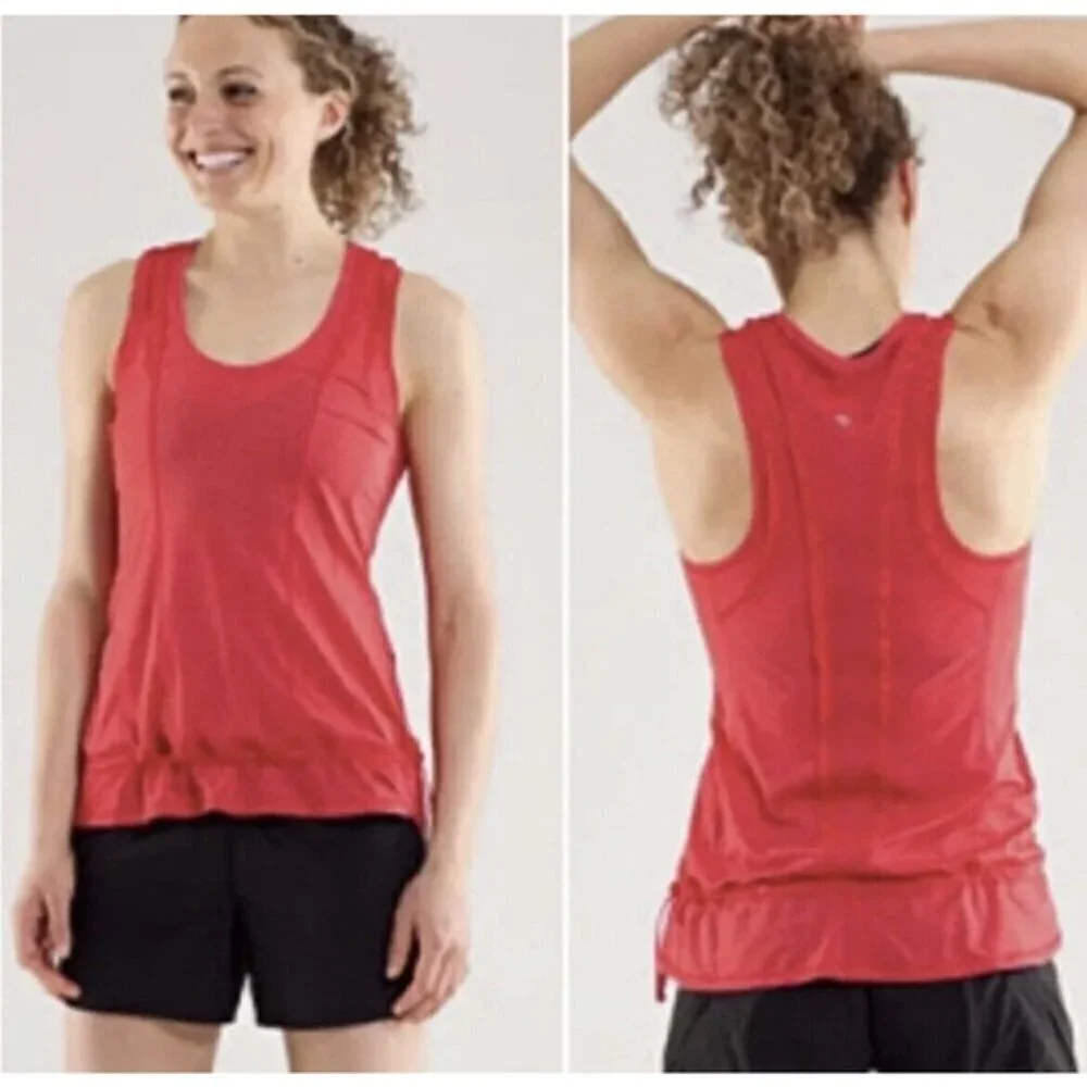 LULULEMON Mind Over Matter Tank 6 Red
